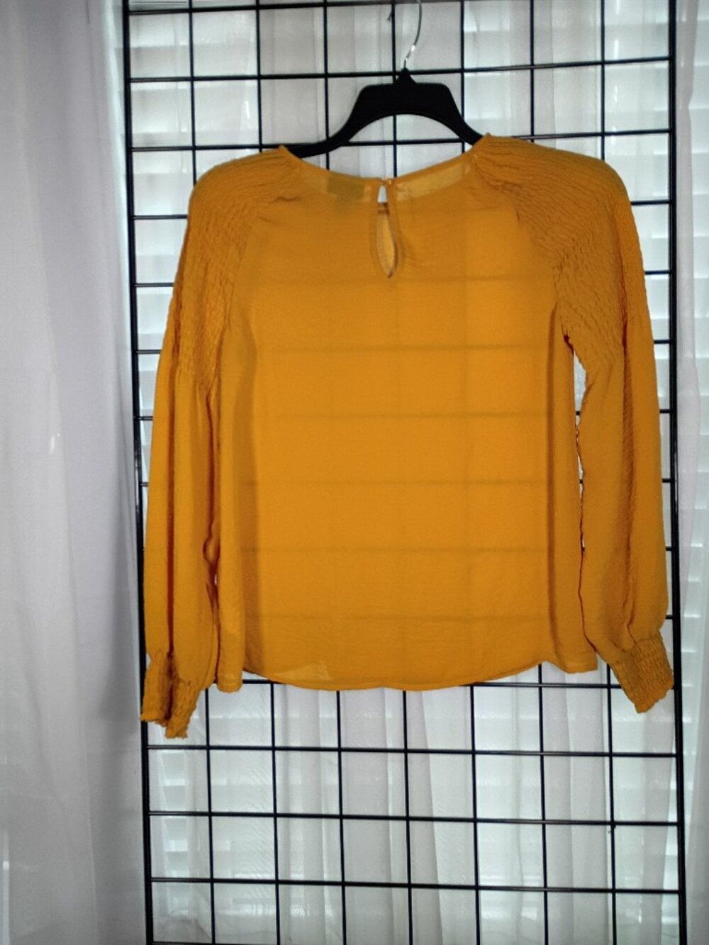 Golden Yellow a.n.a. Peasant Blouse Size S